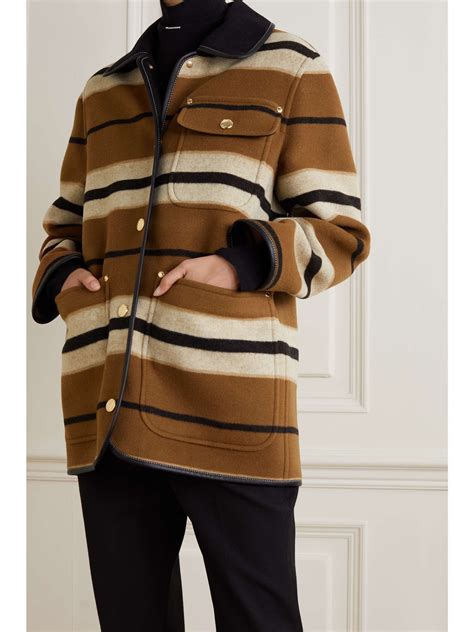 stripe detail jersey burberry jackets|net a porter Burberry jacket.